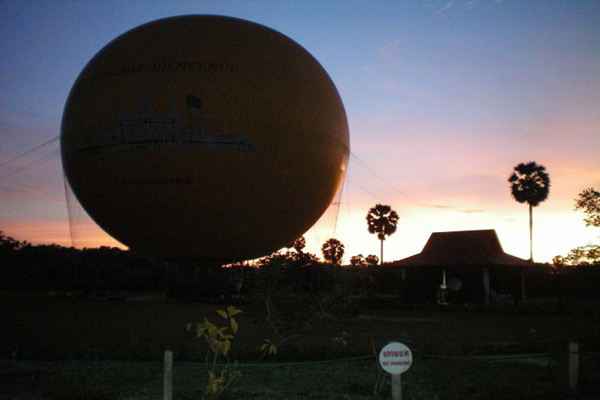 Hot Air Balloon, Siem Reap: Cambodia